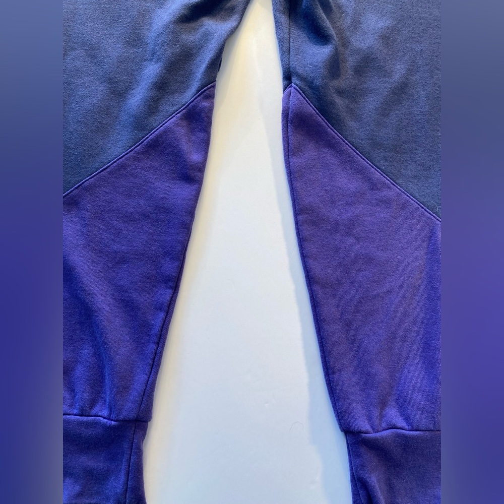Aviator Nation Color Block Unisex Joggers  X-LARGE  navy/purple - Picture 7 of 8